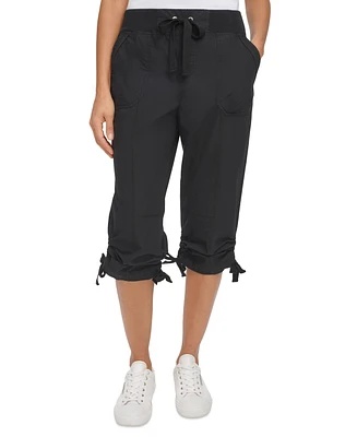 Calvin Klein Women's Convertible Cargo Capri Pants