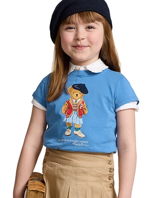 Polo Ralph Lauren Toddler and Little Girls Bear Cotton Jersey T-shirt