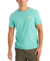 Nautica Men's Shrimp Cocktail Short Sleeve Crewneck Graphic Tee