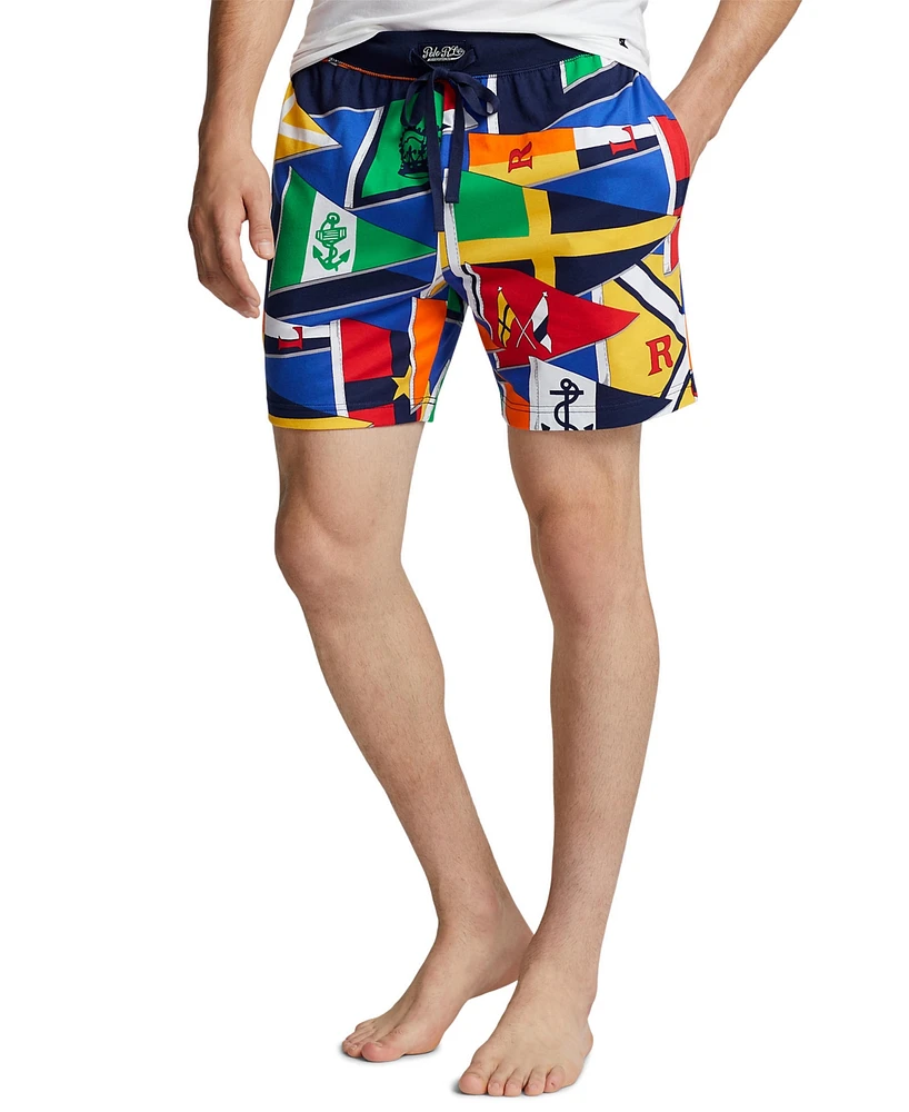 Polo Ralph Lauren Men's Printed Cotton Sleep Shorts