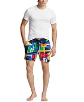 Polo Ralph Lauren Men's Printed Cotton Sleep Shorts