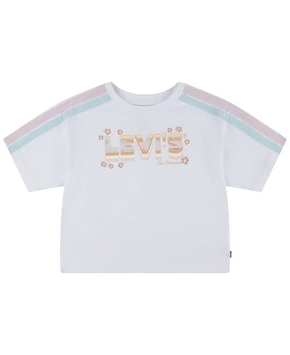 Levi's Big Kids Meet and Greet Striped Short Sleeve T-shirt