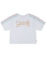 Levi's Big Kids Meet and Greet Striped Short Sleeve T-shirt