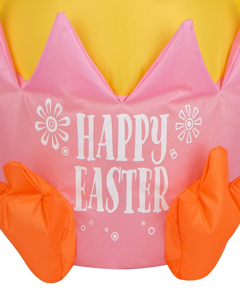 National Tree Company 16" Inflatable Happy Easter Chick