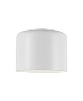 Dainolite 6" Metal Emilia 1 Light Flush Mount with Shade