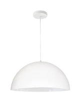 Dainolite 8" Metal Ofelia 1 Light Small Pendant