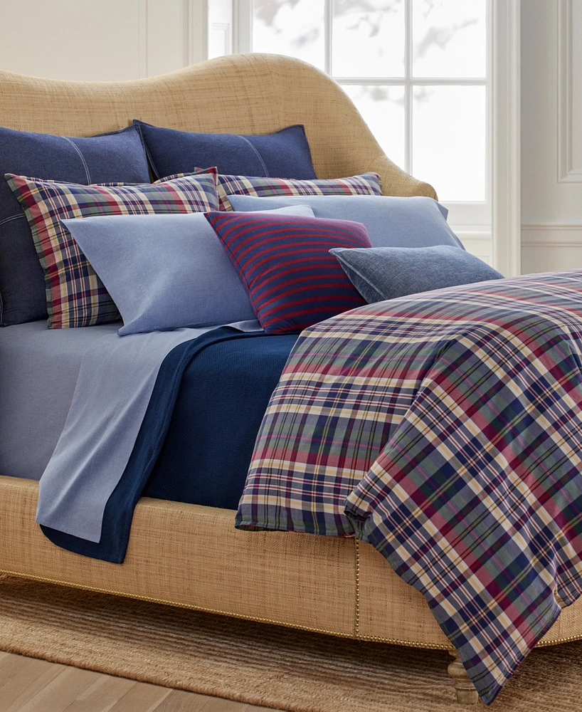 Lauren Ralph Lauren Wilson Plaid Duvet Cover Set, Full/Queen
