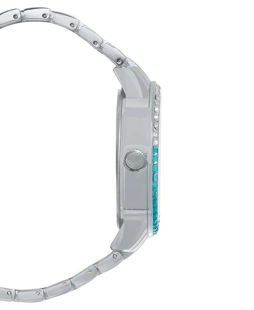 I.n.c. International Concepts Women's Silver-Tone Bracelet Watch 42mm, Created for Macy's