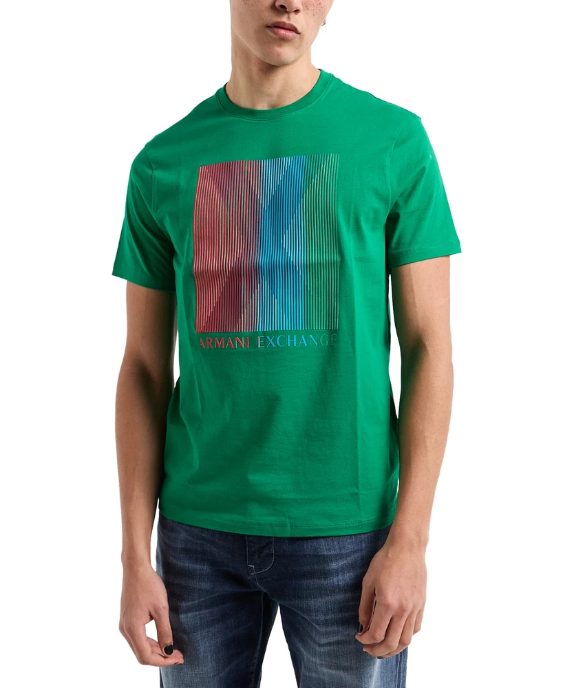 A|X Armani Exchange Men's Regular-Fit Logo Graphic T-Shirt