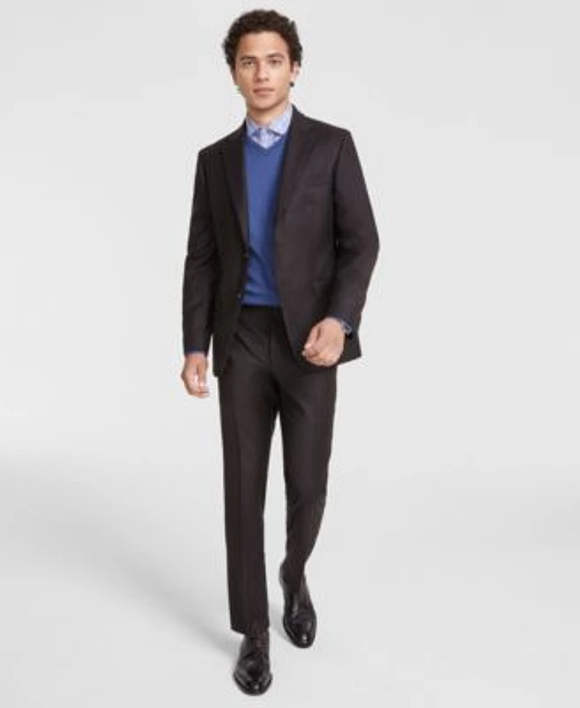 Tommy Hilfiger Mens Modern Fit Stretch Wool Suit Separates