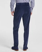 Tommy Hilfiger Men's Relaxed Modern-Fit Pleated Corduroy Suit Pants