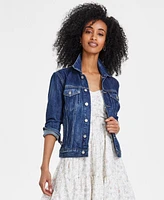 Lucky Brand Cotton Denim Trucker Jacket