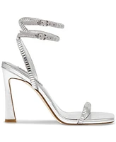 Steve Madden Women's Thierry Ankle-Wrap Rhinestone Dress Sandals