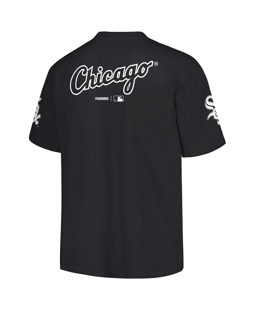 Men's Pleasures Black Chicago White Sox Team T-shirt