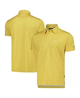 Men's Breezy Golf Yellow Wm Phoenix Open Have a Day Polo Shirt