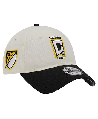 Men's New Era White Columbus Crew 2024 Kick Off Collection 9TWENTY Adjustable Hat