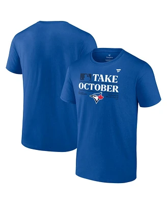 Men's Fanatics Royal Toronto Blue Jays 2023 Postseason Locker Room Big and Tall T-shirt