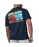 Men's Margaritaville College Navy Seattle Seahawks Licensed to Chill T-shirt