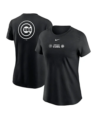 Women's Nike Black Chicago Cubs Over Shoulder T-shirt