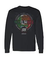 Men's Trackhouse Racing Team Collection Black Daniel Suarez Pancho Long Sleeve T-shirt