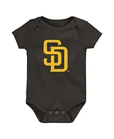 Baby Boys and Girls Outerstuff San Diego Padres Fan Pennant 3-Pack Bodysuit Set