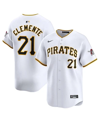 Men's Nike Roberto Clemente White Pittsburgh Pirates Home limited Player Jersey