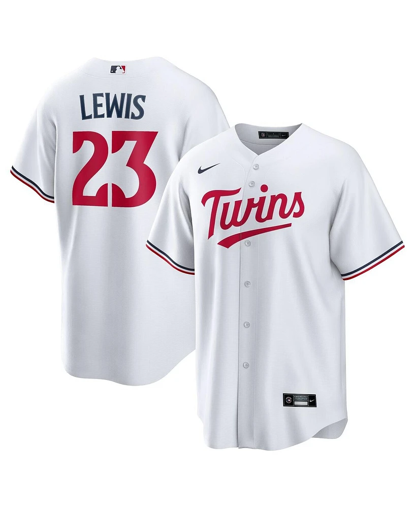 Men's Nike Royce Lewis White Minnesota Twins Replica Jersey Player