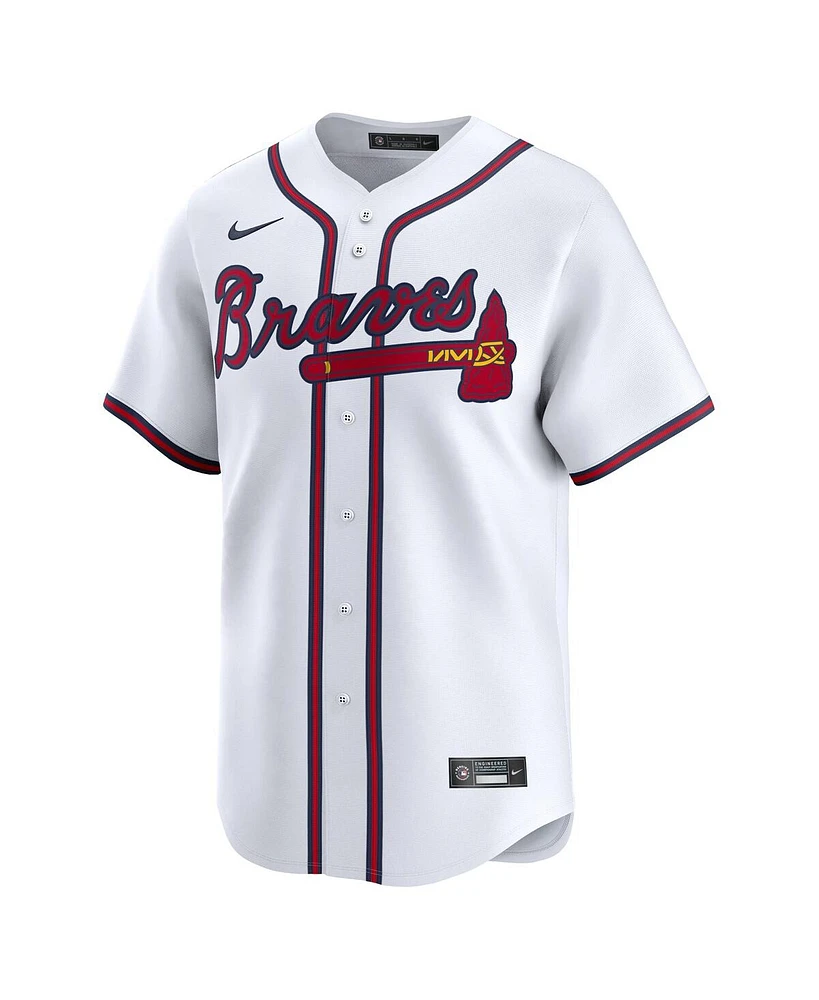 Men's Nike Chipper Jones White Atlanta Braves Home limited Player Jersey