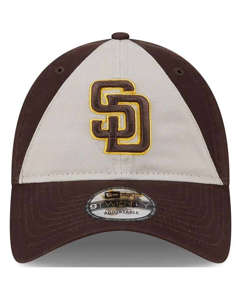 Men's New Era Brown San Diego Padres 2024 Batting Practice 9TWENTY Adjustable Hat