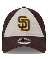 Men's New Era Brown San Diego Padres 2024 Batting Practice 9TWENTY Adjustable Hat