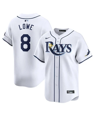 Men's Nike Brandon Lowe White Tampa Bay Rays Home limited Player Jersey