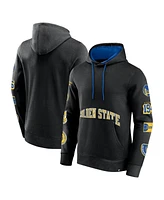 Men's Fanatics Black Golden State Warriors Home Court Pullover Hoodie