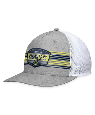 Men's Fanatics Steel Nashville Sc Stroke Trucker Snapback Hat