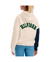 Women's Tommy Hilfiger Cream, Navy Seattle Seahawks Harriet Pullover Hoodie