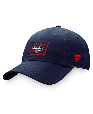 Women's Fanatics Navy New York Rangers Authentic Pro Rink Adjustable Hat