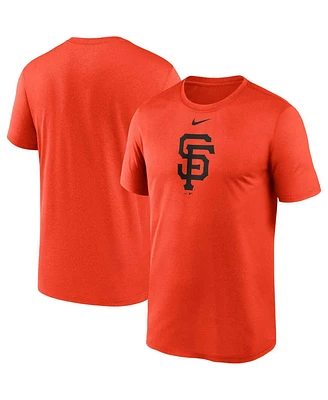 Men's Nike Orange San Francisco Giants Big and Tall Logo Legend Performance T-shirt