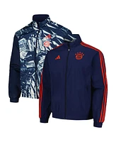 Men's adidas Blue Bayern Munich 2023/24 Reversible Anthem Full-Zip Jacket