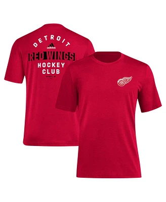 Men's adidas Red Detroit Wings Blend T-shirt