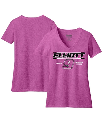 Women's Hendrick Motorsports Team Collection Pink Chase Elliott V-Neck T-shirt