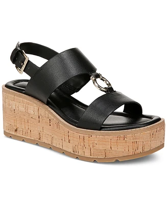 Giani Bernini Harperr Memory Foam Platform Wedge Sandals, Created for Macy's