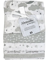 Tendertyme Baby Boys or Girls Sweet Dreams Receiving Blankets, Pack of 4