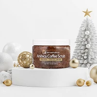 M3 Naturals Arabica Coffee Body Scrub with Collagen & Stem Cell - Exfoliating Body Scrubber & Face Cleanser 12oz