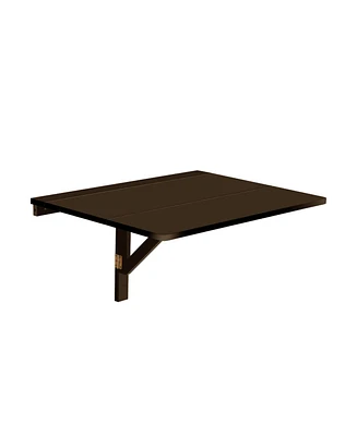 Slickblue 31.5 x 23.5 Inch Wall Mounted Folding Table for Small Spaces