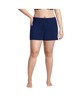 Lands' End Plus Smoothing Control 3" Swim Short