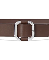 Lauren Ralph Lauren Women's Slide-Buckle Leather Belt