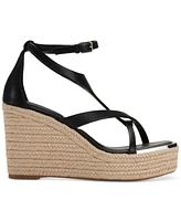 Dkny Women's Maryn Ankle-Strap Espadrille Wedge Sandals