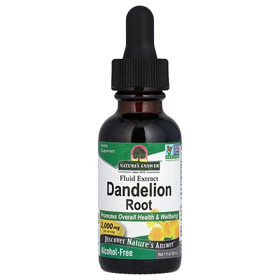 Nature's Answer Fluid Extract Dandelion Root Alcohol Free 2 000 mg - 1 fl oz (30 ml)