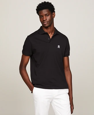 Tommy Hilfiger Men's Short Sleeve Interlock Monogram Polo Shirt