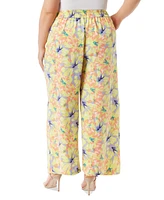 Jessica Simpson Trendy Plus Printed Winnie Wide-Leg Pants