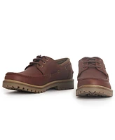 Barbour Men's Basalt Lace-Up Lug-Sole Boat Shoes